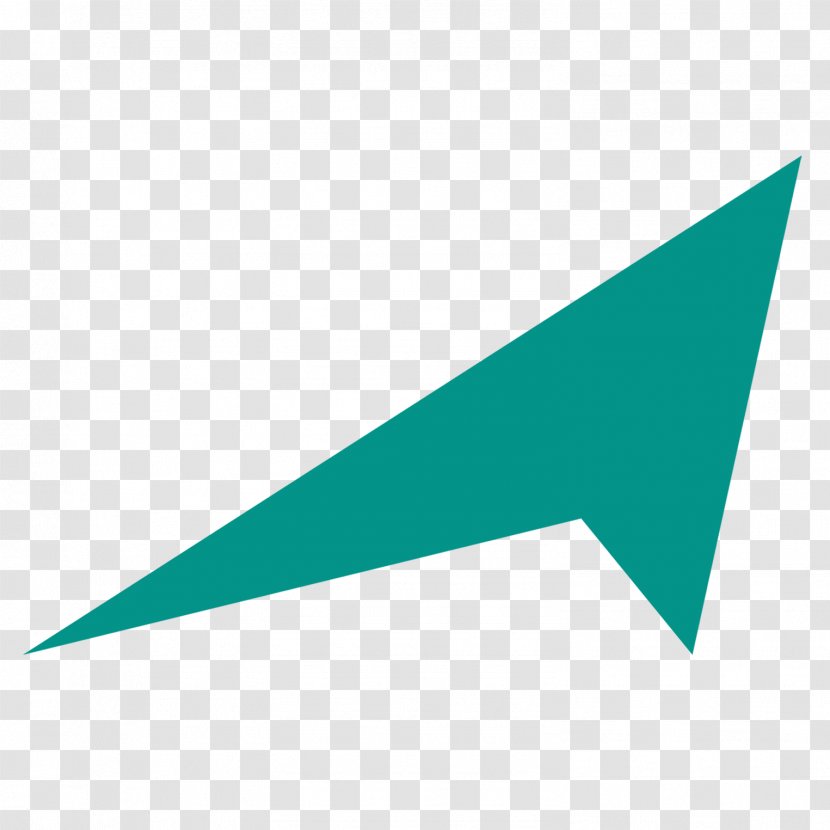 Triangle Teal - Wing - Arrow Transparent PNG