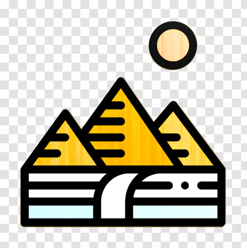 Egypt Icon Pyramids Icon Transparent PNG