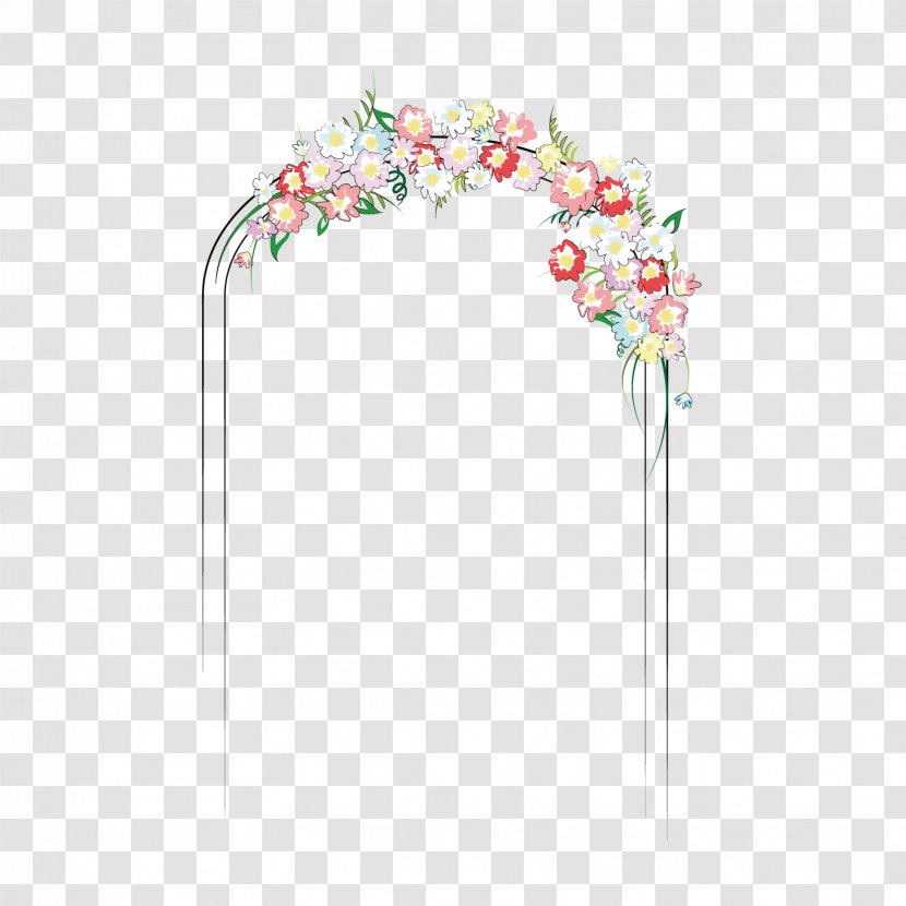 Wedding Dress Image Illustration Invitation - Cartoon - Delicate Arch Transparent PNG