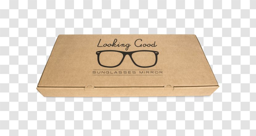 Box Sunglasses Packaging And Labeling - Mirror Glass Reflection Transparent PNG