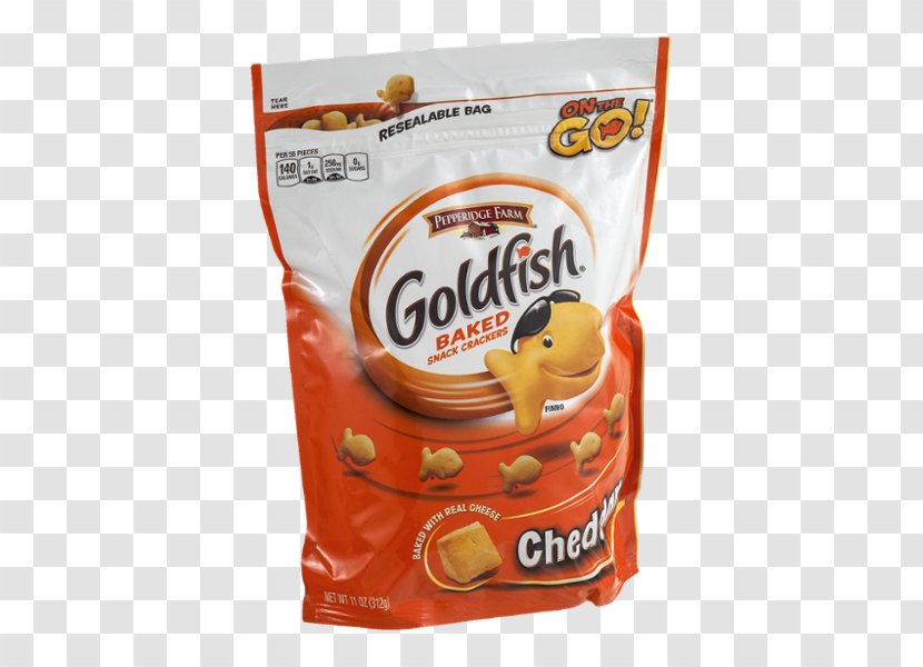 Goldfish Toast Cracker Pepperidge Farm Cheese - 100 Calorie Snacks Transparent PNG