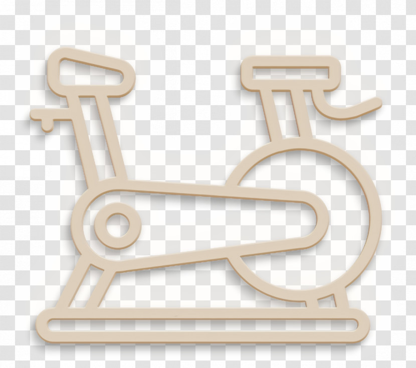 Gymnasium Icon Fitness Icon Stationary Bicycle Icon Transparent PNG