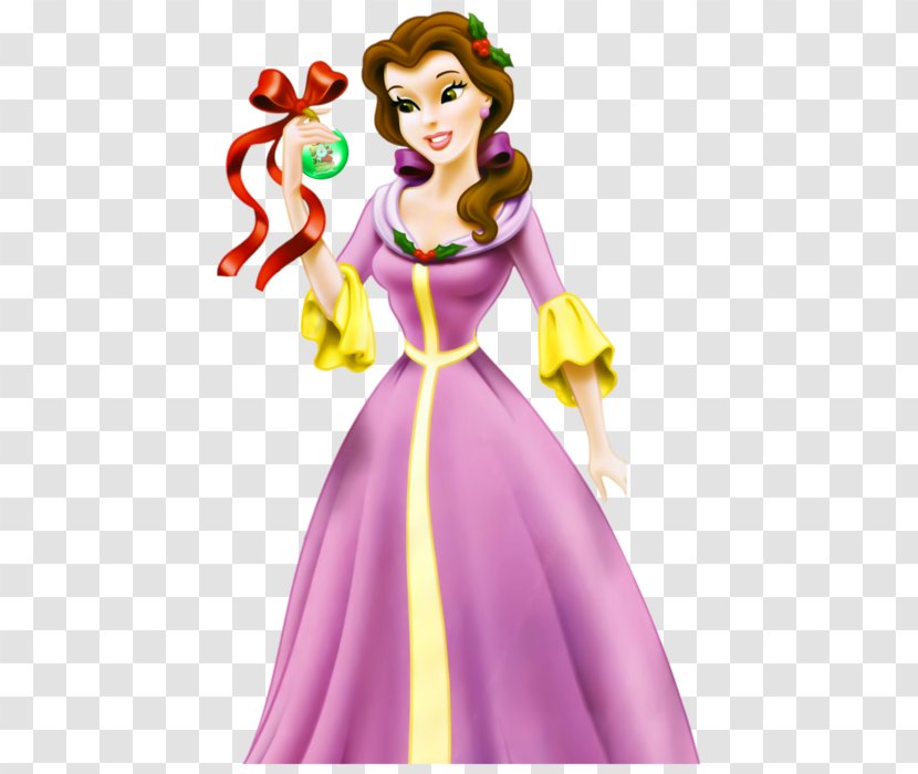 Belle Beauty And The Beast: Enchanted Christmas Aurora Disney Princess - Tree Transparent PNG