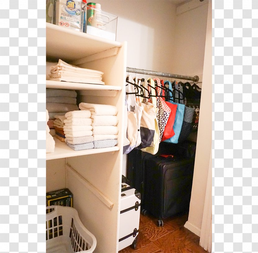 Closet Shelf Bookcase Clothing Linen - Room Transparent PNG