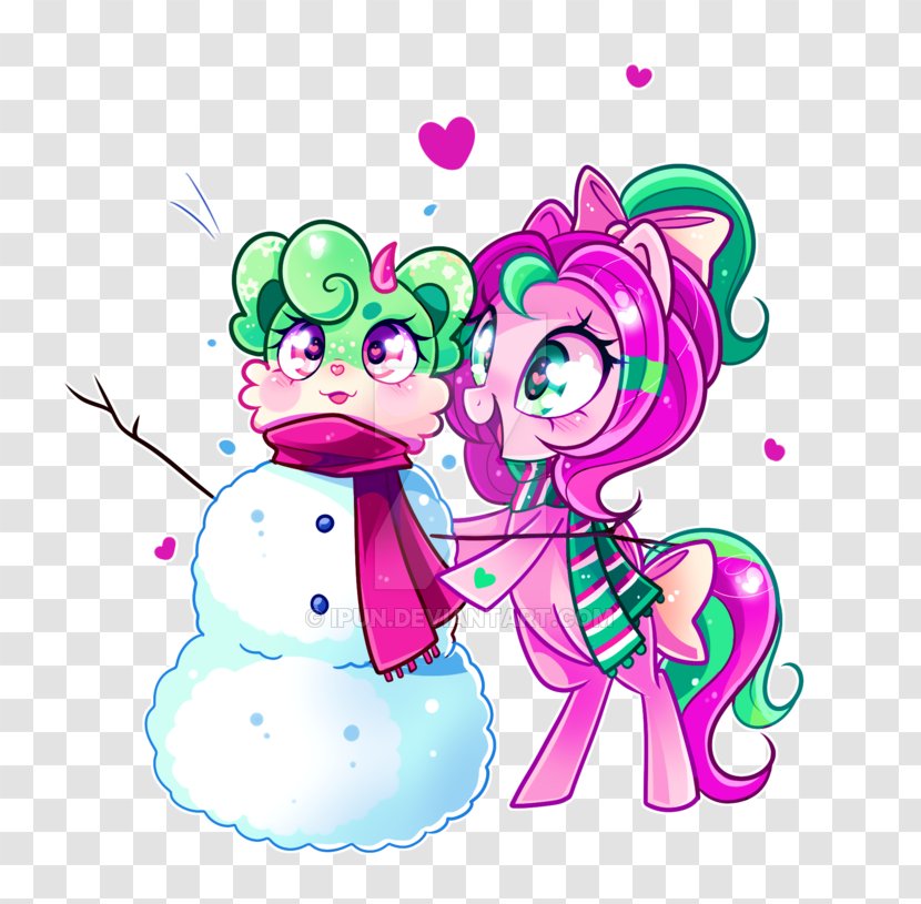 Pony Rarity Rainbow Dash Sweetie Belle Drawing - Heart - Snowman Fun Transparent PNG