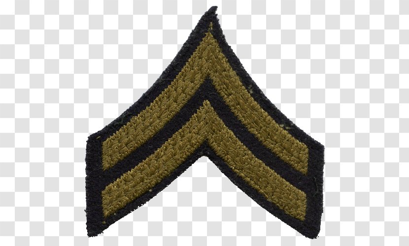 Military Rank Sergeant United States Badge - Gradbeteckning Transparent PNG