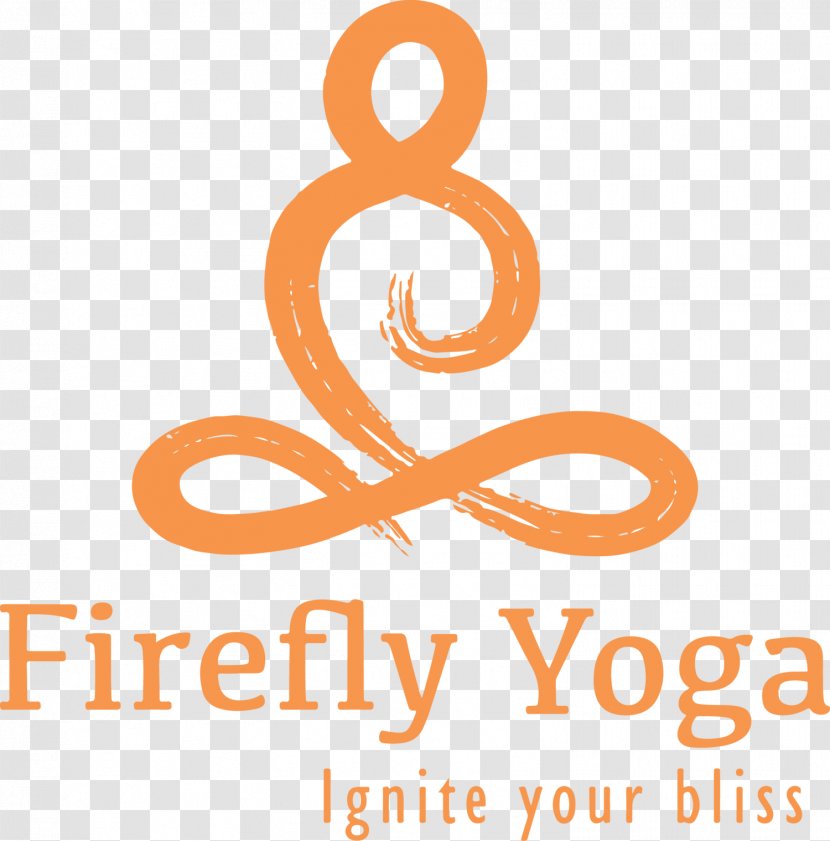 Yoga Lotus Position Logo Asana - Orange - Firefly Transparent PNG