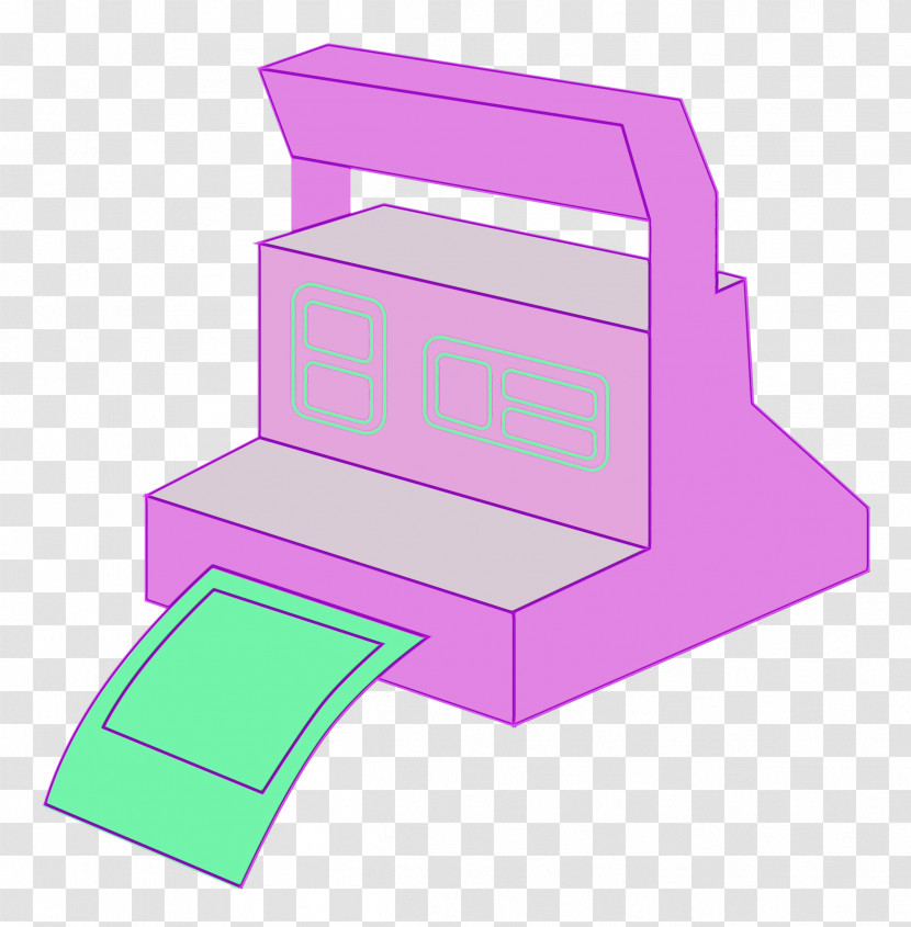 Furniture Line Font Pink M Meter Transparent PNG