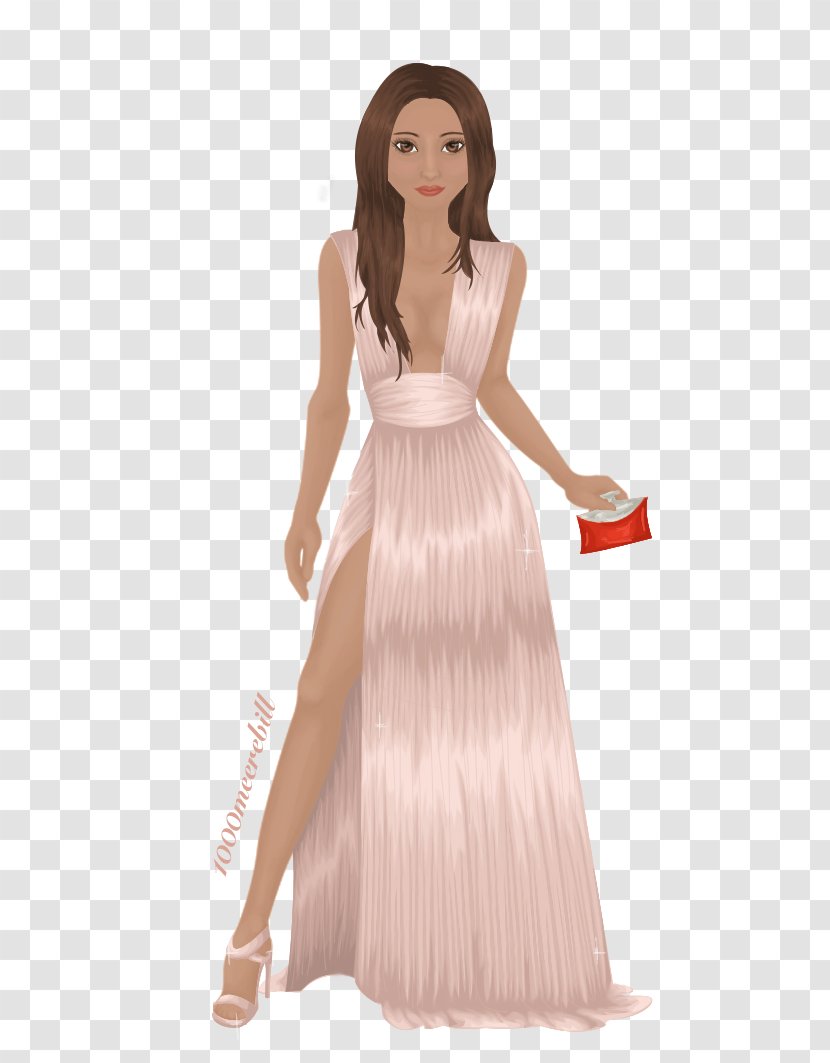 Evening Gown Cocktail Dress Slipper - Cartoon Transparent PNG