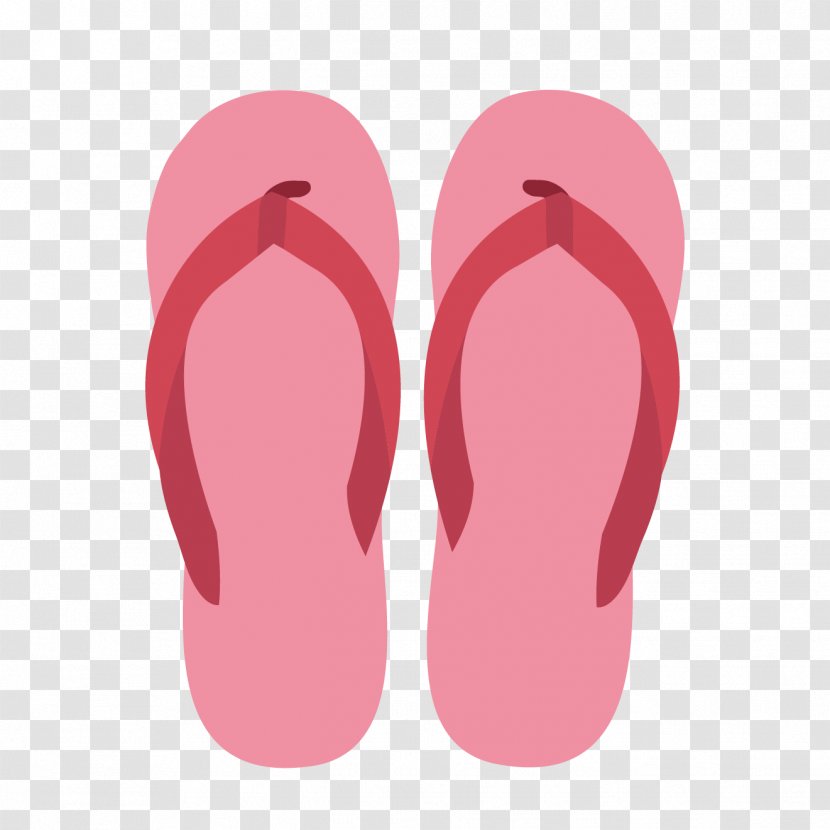 Flip-flops Mouth Pink M Shoe - Human - Design Transparent PNG