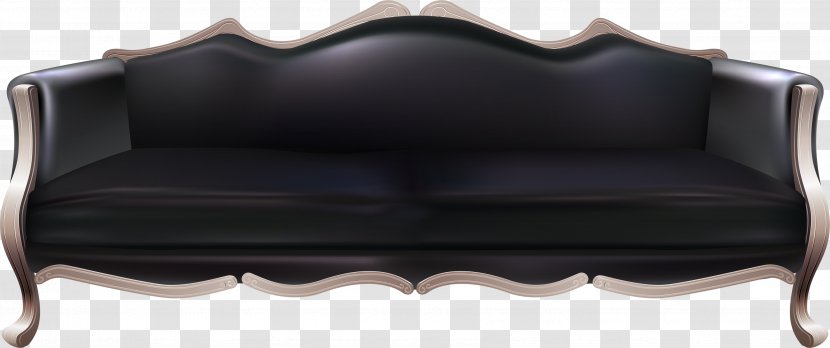 Couch Interior Design Services Furniture Divan - Black Sofa Image Transparent PNG