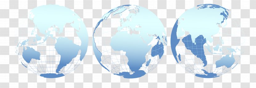 Globe Businessperson World - Three Vector Material Earth Transparent PNG