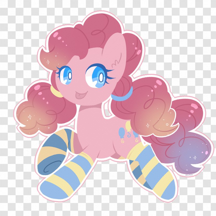 Pink M Character Animal Clip Art - Socks Transparent PNG