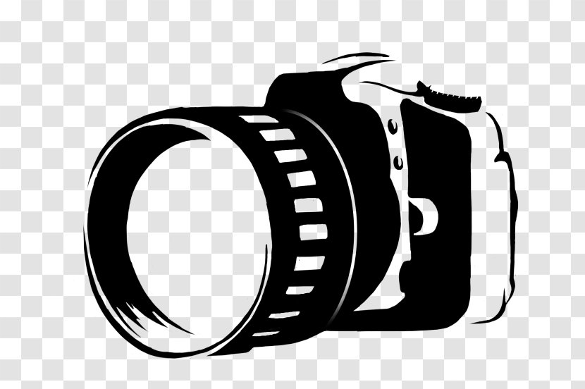 Photography Logo Camera Clip Art - Black And White Transparent PNG