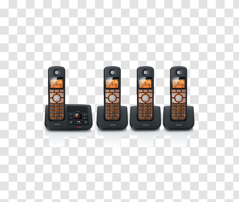 Digital Enhanced Cordless Telecommunications Telephone Motorola L701 Handset - Answering Machine Transparent PNG