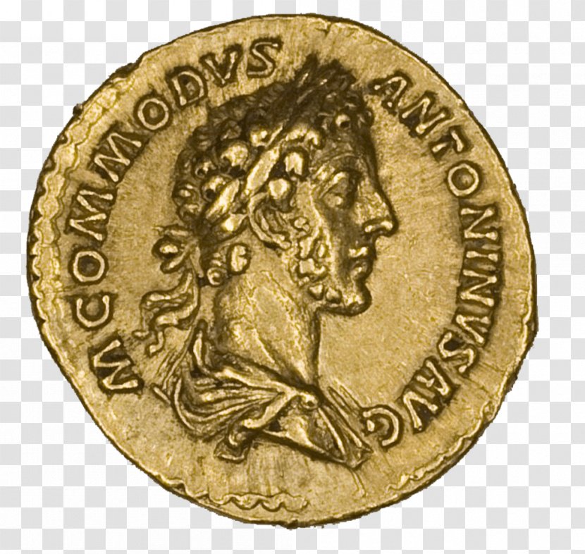 Gallic Empire Aureus Roman Museum Currency - Gold - Coin Transparent PNG