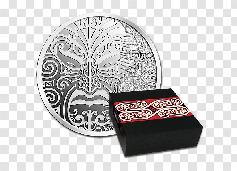 New Zealand Koru Coin Silver Māori People - Art Transparent PNG