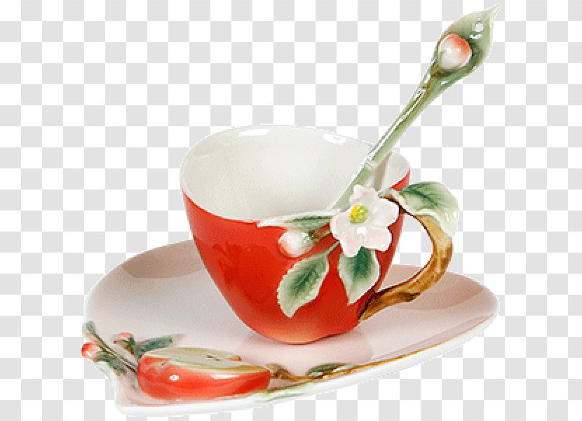 Spoon Tea Saucer Coffee Tableware Transparent PNG