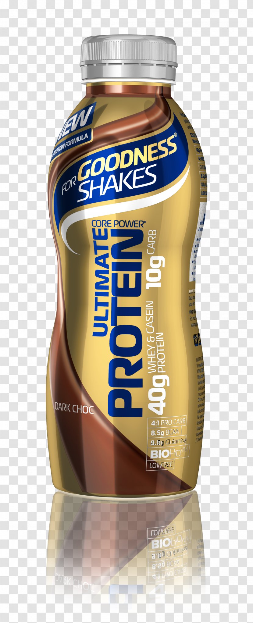 Milkshake Sports & Energy Drinks Protein Carbohydrate Eiweißpulver - Drink - Bottle Transparent PNG