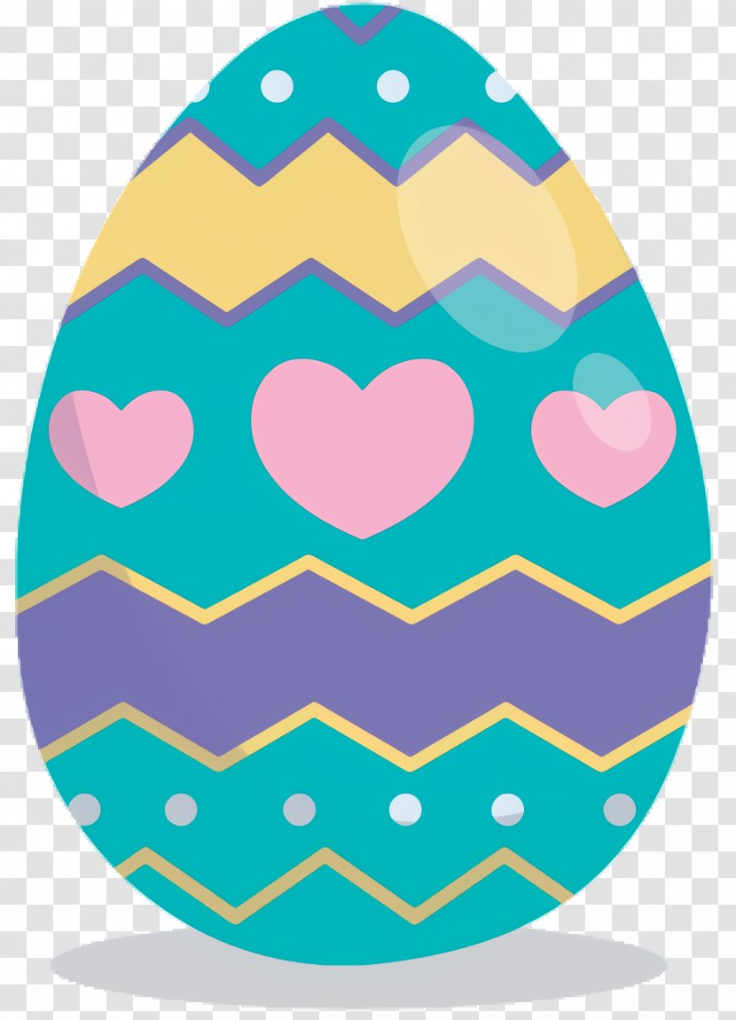 Easter Egg Background - Turquoise - Oval Aqua Transparent PNG
