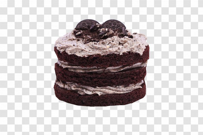 Snack Cake Chocolate Brownie Petit Four Fudge - Whipped Cream - Smash Transparent PNG
