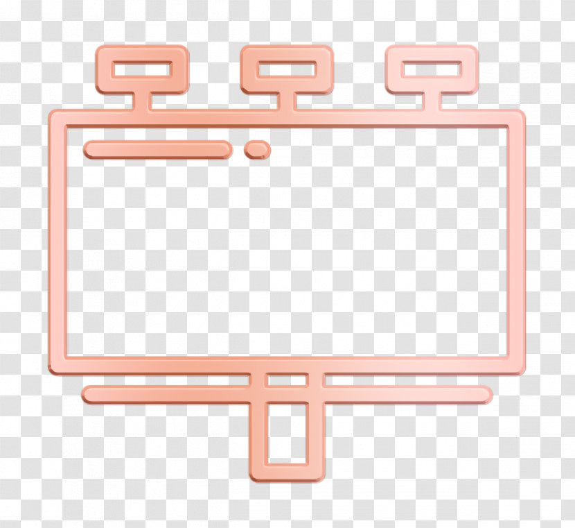 Billboard Icon City Elements Icon Transparent PNG