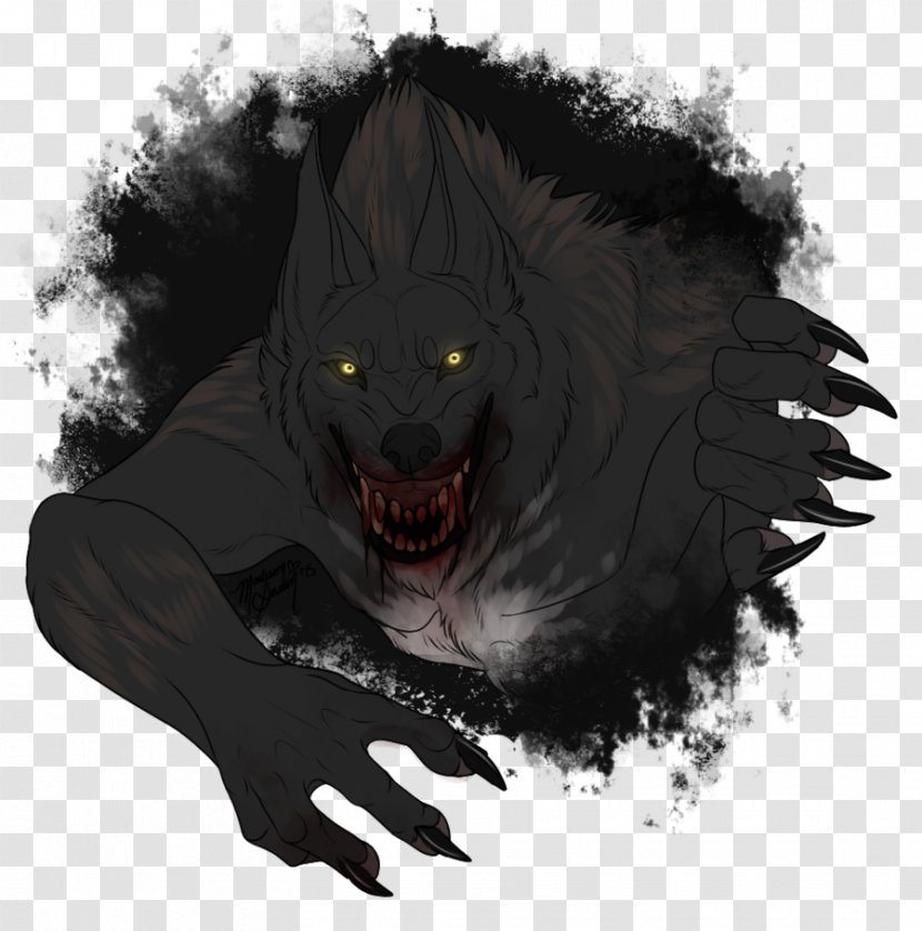 Werewolf Gray Wolf Horror Fantasy - Fictional Character - Monster Transparent PNG