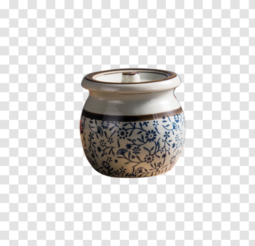 Ceramic Condiment Jar - Spice - Retro Transparent PNG