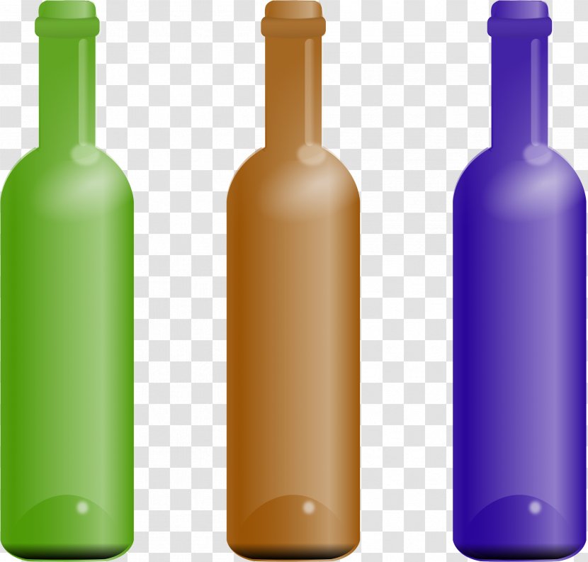 Glass Bottle Plastic Clip Art - Cylinder - Well Transparent PNG