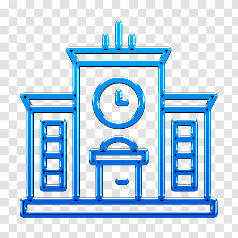 Town Hall Icon Buildings Icon Town Icon Transparent PNG