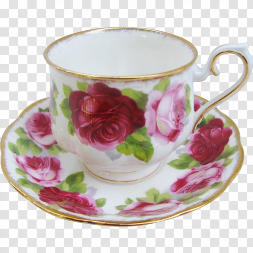 Coffee Cup Tea Porcelain Saucer Mug - British Transparent PNG