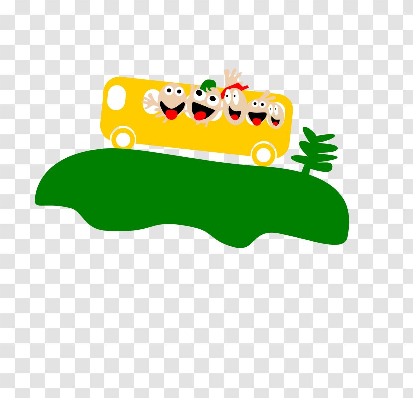 School Bus Tour Service Clip Art - Area - Picture Of A Transparent PNG