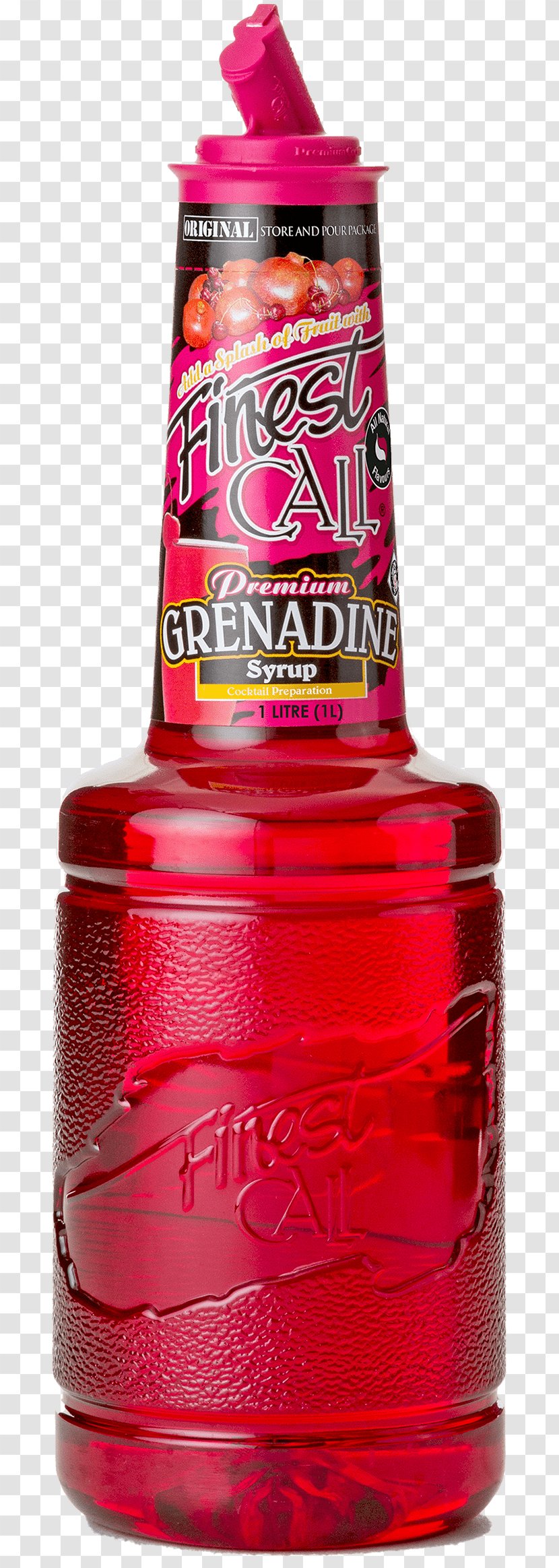 Grenadine Cocktail Cosmopolitan Drink Mixer - Liter Transparent PNG