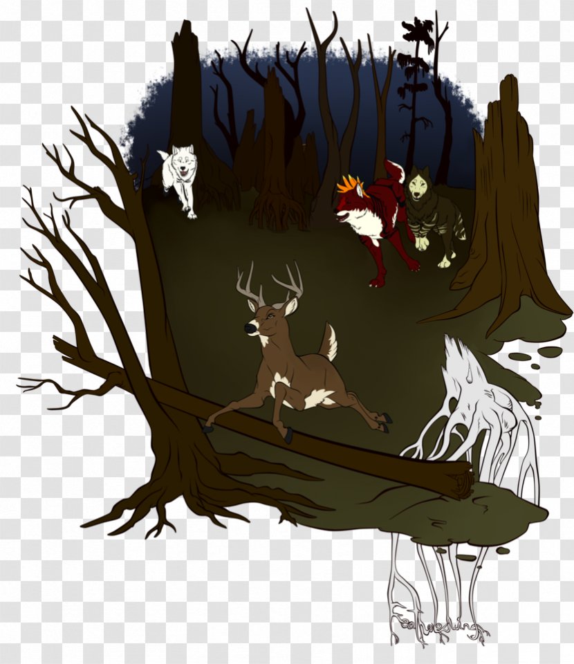 Mammal Cartoon Legendary Creature - Tree - Unfinished Wings Transparent PNG