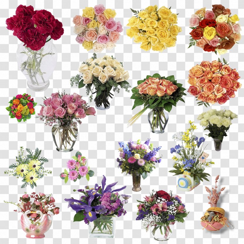 Floral Design Flower Bouquet Rose - Artificial - Beautiful Transparent PNG