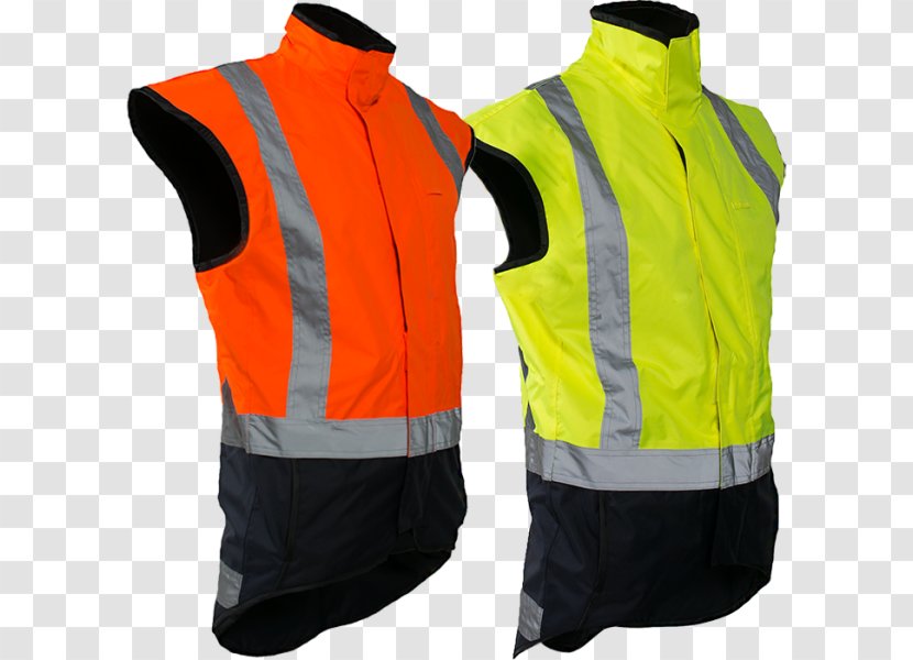 Gilets Polar Fleece High-visibility Clothing Lining Polyester - High Visibility - Safety Vest Transparent PNG