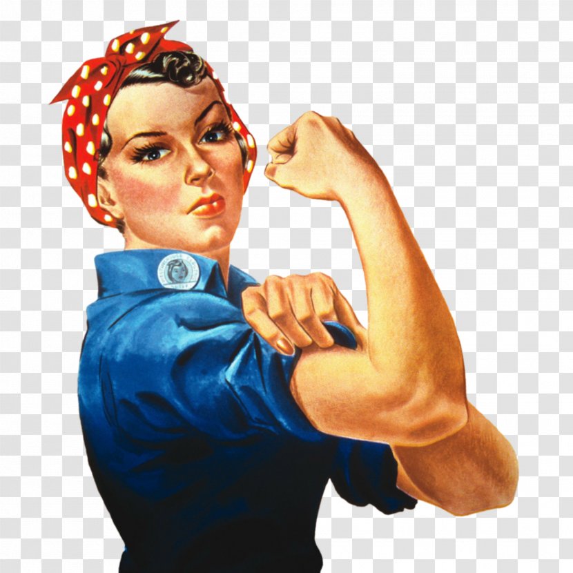 We Can Do It! Rosie The Riveter United States Second World War - Feminism Transparent PNG
