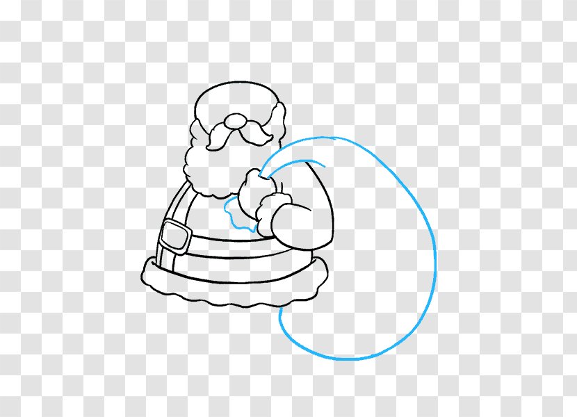 Santa Claus Drawing Line Art Cartoon Transparent PNG