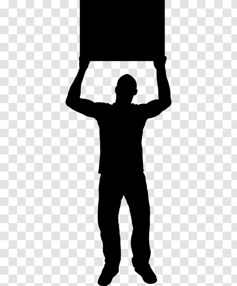 Protest Silhouette - Standing Activism Transparent PNG