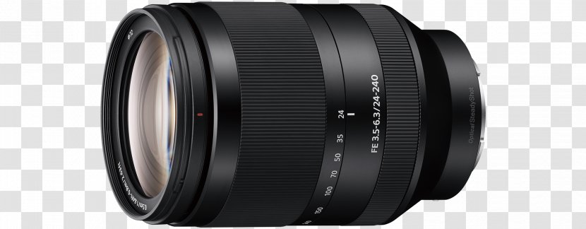 Sony α7 II E-mount Camera Lens Zoom FE 24-240mm F/3.5-6.3 - Mount Transparent PNG