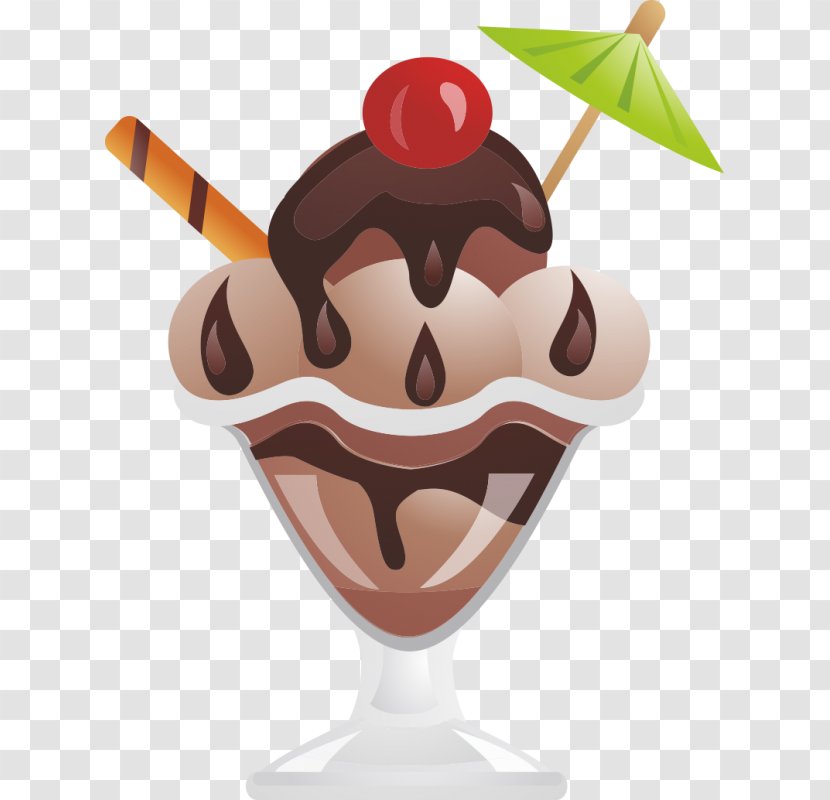 Ice Cream Cones - Chocolate Truffle - Ingredient Neapolitan Transparent PNG