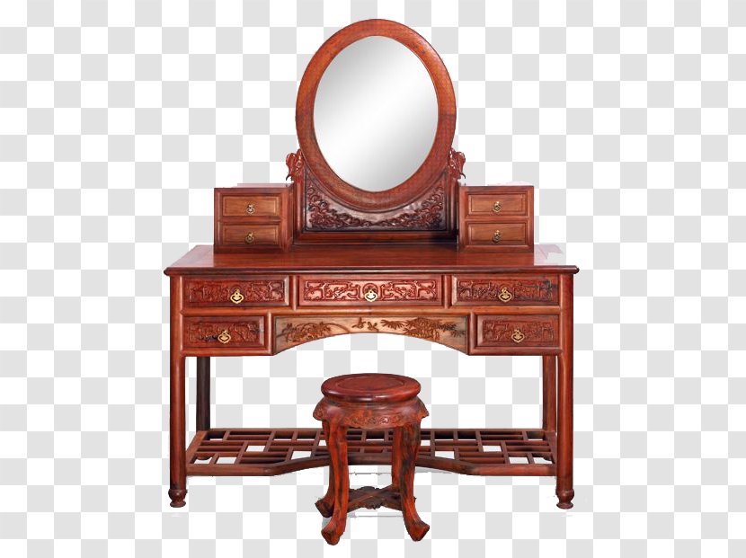 Furniture Antique Mirror Bedroom Achiote - Garderob - Vintage Wooden Dresser Transparent PNG