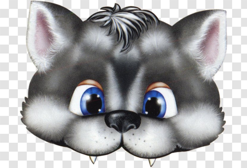 Gray Wolf Mask Costume Child Halloween - Dog Breed - Creative Children's Day Transparent PNG
