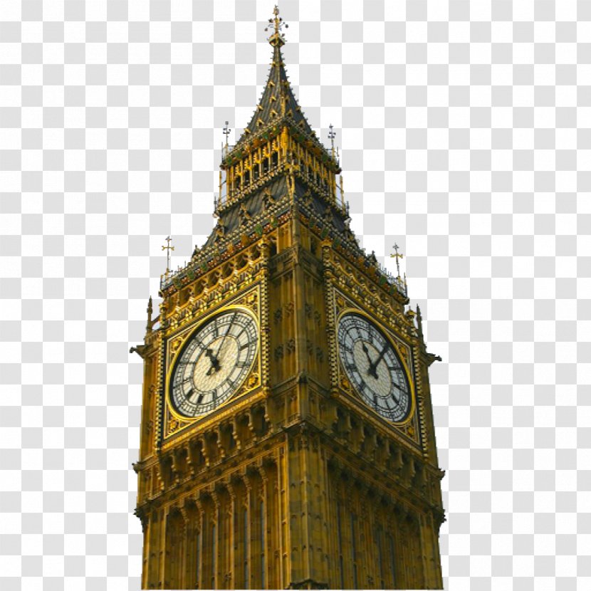 Big Ben Westminster Bridge London Eye Clock Tower Landmark - Bell Transparent PNG