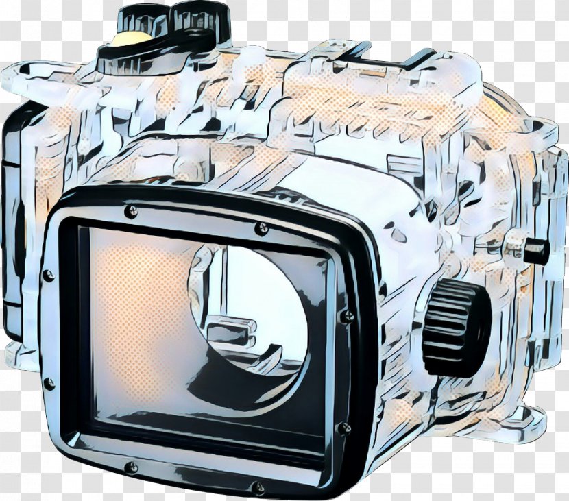 Pop Art Retro Vintage - Canon Wpdc55 Waterproof Case For G7 X Mark Ii - Electronics Accessory Singlelens Reflex Camera Transparent PNG