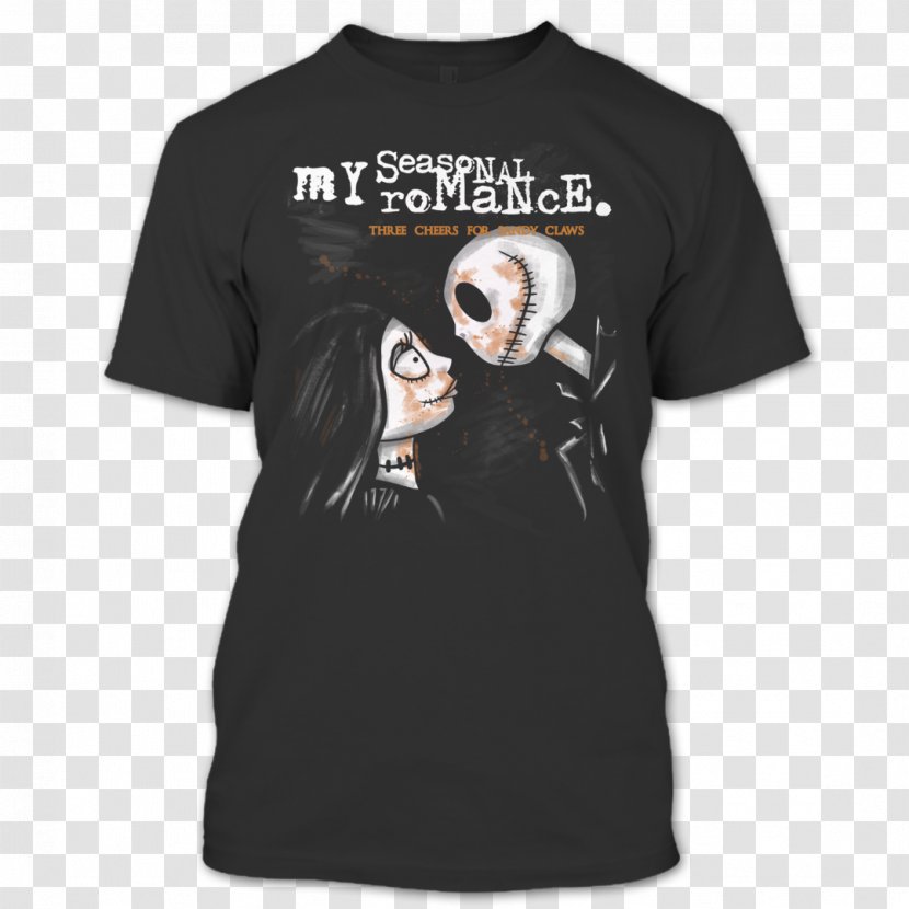 T-shirt My Chemical Romance Jack Skellington Clothing - Album Transparent PNG