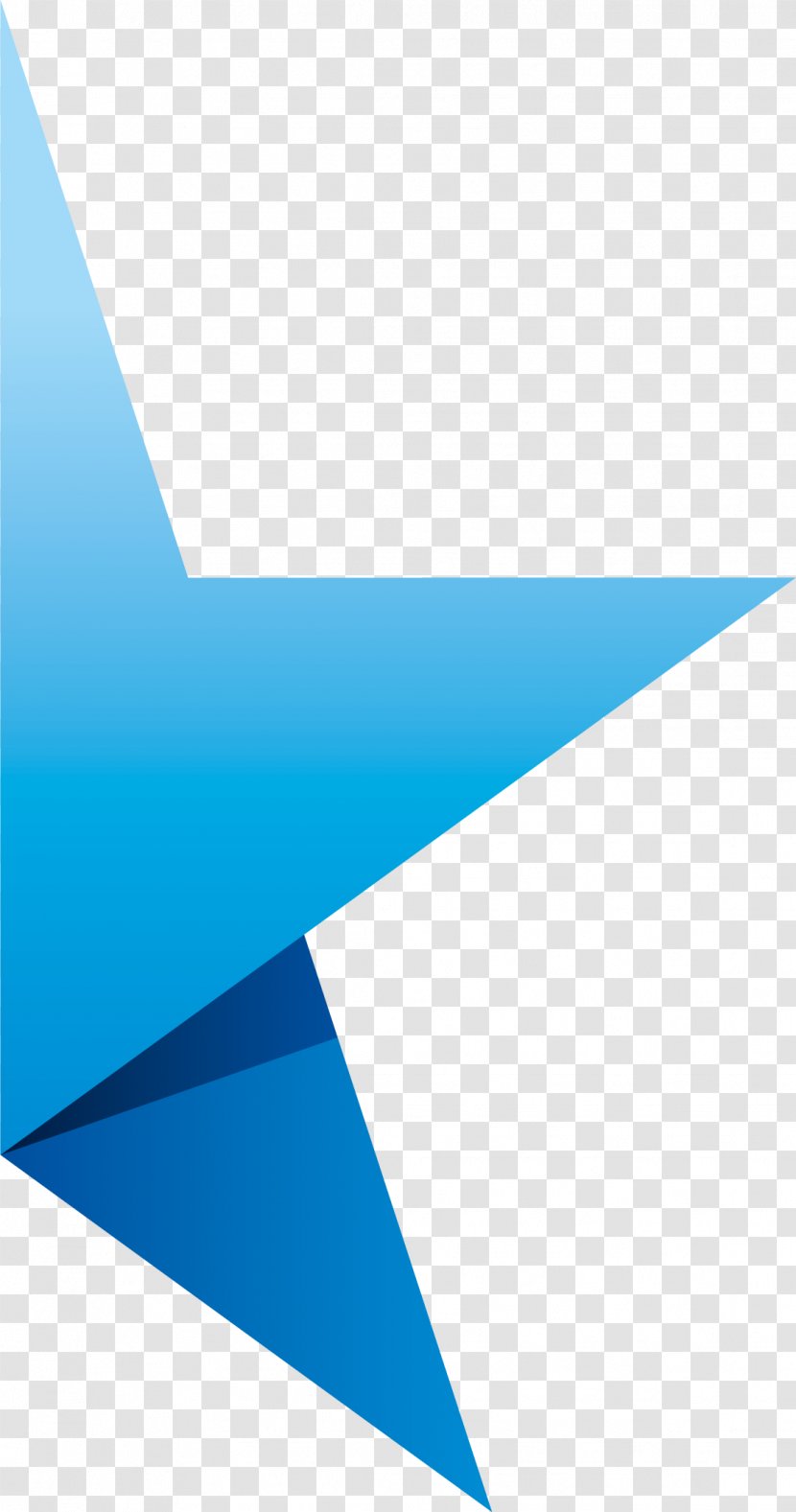 Triangle Line Product Design Point - Blue - Logo Transparent PNG