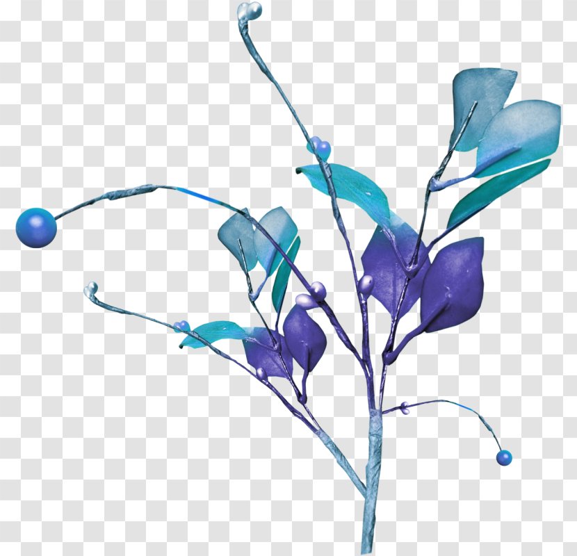 Blue - Flower - Color Tree Transparent PNG