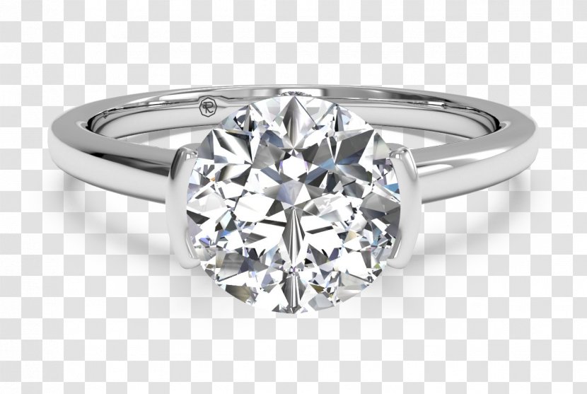 Bezel Engagement Ring Diamond Solitaire Transparent PNG