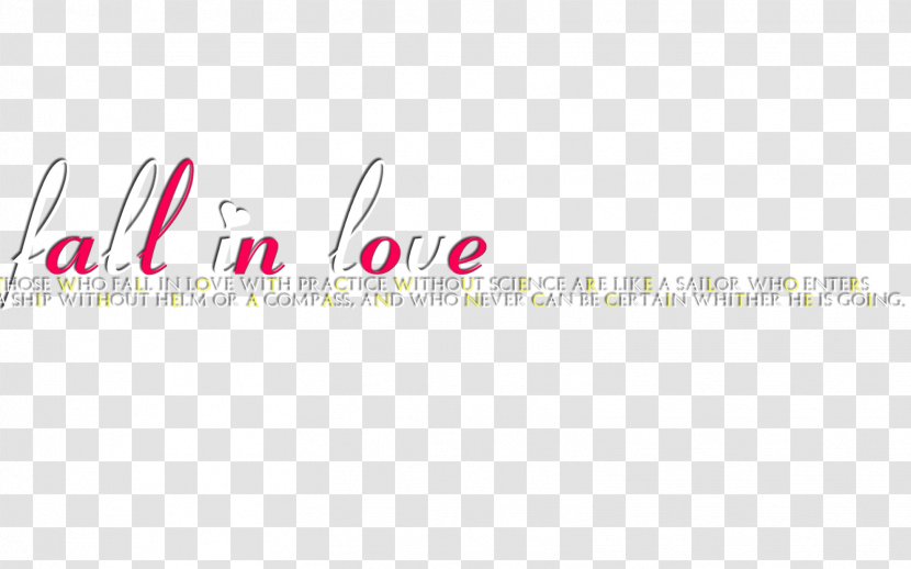 Logo Brand - Love Text Transparent PNG